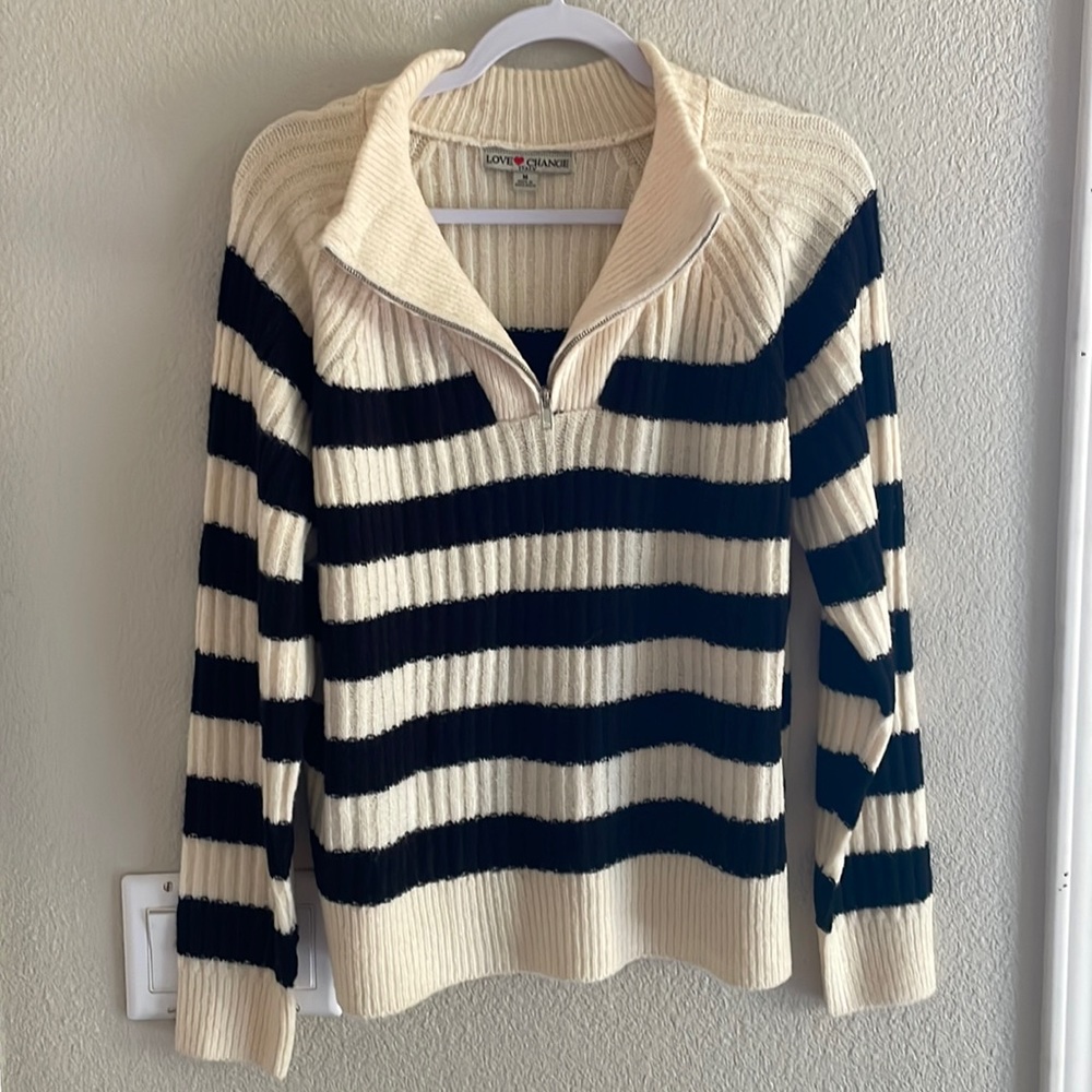 Love Change Italy Striped Sweater